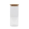 BOCAL VERRE COUVERCLE BAMBOU 1,9L - Visuel 0